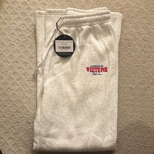 White Fox Boutique Light Gray Sweatpants. Super soft inside and comfy, very long